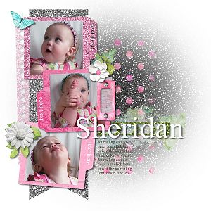 Sheridan is a very delightful little Great Great Niece......