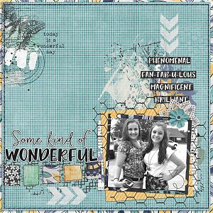 Some Kind Of Wonderful - July Scraplift Challenge