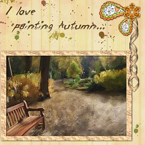 I love painting Autumn...