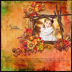 Heart Autumn by Eudora Designs