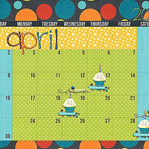 2017 April Calendar