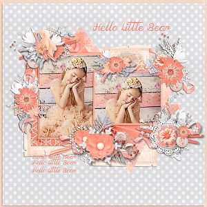 Hello Little Bear by Eudora Designs