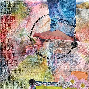 comfy cozy blue jeans