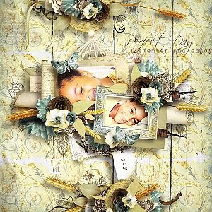 Layout by STELLA MARIE kit link to the past reginafalango