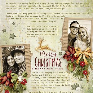 2017 Christmas Letter