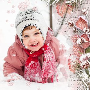 layout treasure under snow by simplette