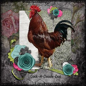 Cock-A-Doodle-Doo - May 2018 Template Challenge