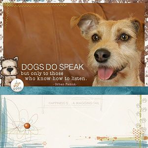 Dogs do speak