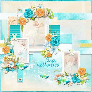 The Blue Sea by Eudora Designs