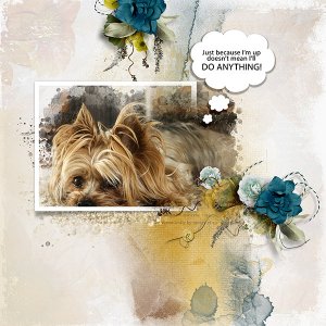 Scrap your Furbaby Chall 2019 April