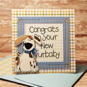 Congrats Furbaby Doggy card