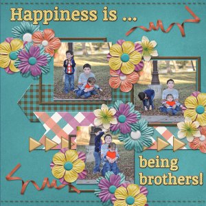 Happiness is ... being brothers!