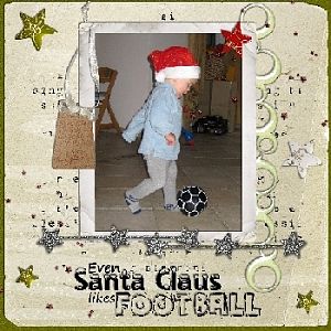 Santa Claus likes Football