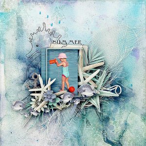 Paradise islands - collection with quick pages & FWP by DitaB Designs