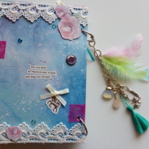 February 2021 Junk Journal Challenge - back cover