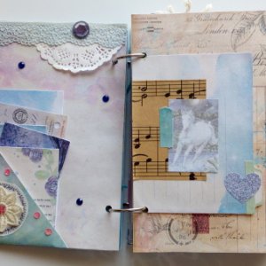 February 2021 Junk Journal Challenge - decorated tuck