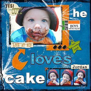 He Loves Cake