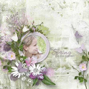 Spring In A Garden