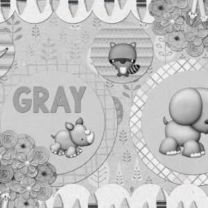 Gray Color Card