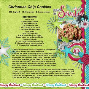 christmas chip cookies