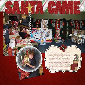 santa came left side