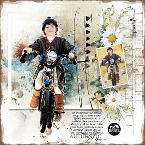 I'm a Rebel - The Great Digi Scrap Off Showstopper Challenge