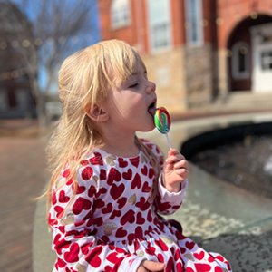 Elise With Lollipop Photo for Silhouette