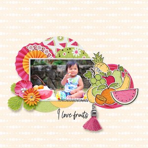 I love fruits