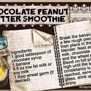 Chocolate Peanut Butter Smoothie