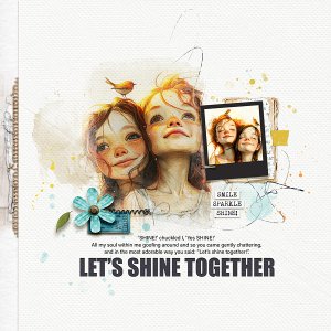 Let's shine together template