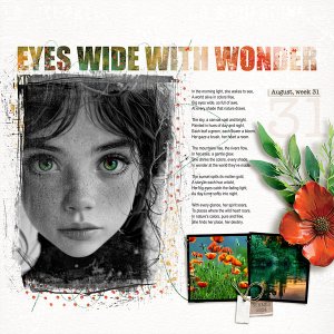 Eyes wide with wonder