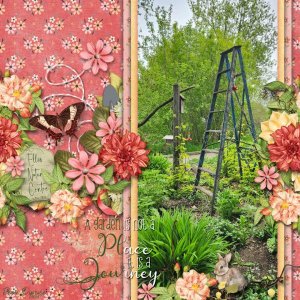 Garden Blush - take 5 challenge