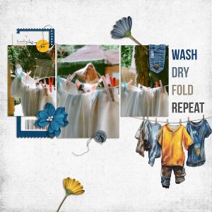 Wash dry fold repeat