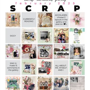 2025-02 Scrapbook Bingo