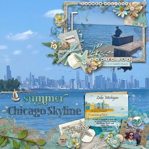 Chicago Skyline from Promontory Point