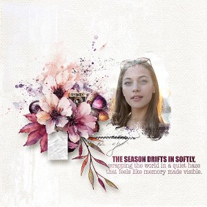 the season drifts in softly