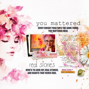 Boldly yours: you mattered