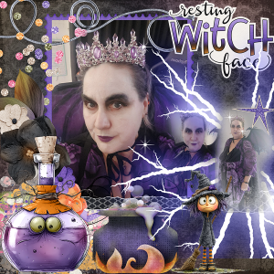 Resting Witch Face Halloween 2025