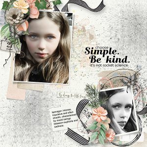 choose simple - be kind