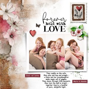 Forever held with LOVE