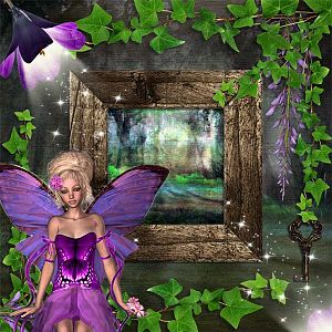 Purple fairy