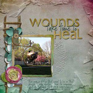 wounds take time to heal