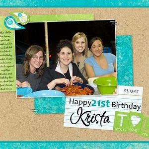 Krista Turns 21