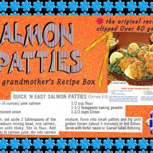 Recipe Card - Salmon Patties