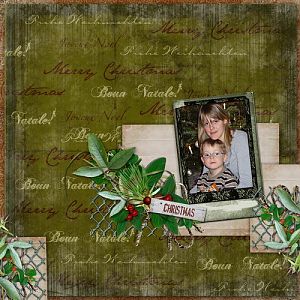 Christmas Greetings - Layout 2 (Twin_Kati)