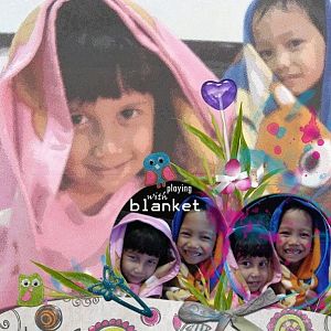 Playing with Blanket