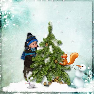 OlgaUnger Designs My friend the snowman