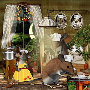 Kit "Adventure on Kitchen" by Alla Design