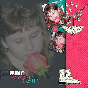 Freebie RAIN RAIN RAIN  by TomaSoloma Design