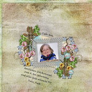 Lovely (Armina Designs) - Layout 2 (Twin_Kati)